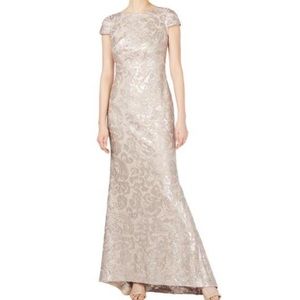 Calvin Klein Sequined Evening Formal Dress Size 4